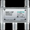 BAB 3-16P Axing 3-way satellite splitter, 16 db