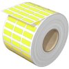Polyester device marker, (L x W) 20 x 8 mm, yellow, roll with 1000 pcs, 2496800000