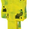 Plug, spring balancer connection, 0.08-6.0 mm², 1 pole, 32 A, 8 kV, yellow/green, 3042777