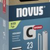 Novus Tools 042-0803 Zszywki wąskie Typ 4 1000 szt. Wymiary (D x S) 23 mm x 6.1 mm