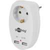 Gniazdo Ze Stykiem Ochronnym 16 A I 2 Port Usb 3,1 A