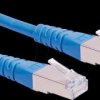 21151404 Patch cable Cat.6 S/FTP PIMF blue 20m
