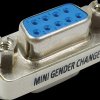 12992030 Gender changer, socket / socket, 9-pin