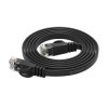 Złącze UTP-K6 8m (patchcord RJ45) Orico PUG-C6B 1000Mbps płaski czarny / 209312
