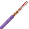 Kabel mikrofonowy fioletowy 2x0,23mm² OFC Twinax PVC MIC-100-PURPLE /100m/