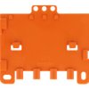 Płytka odciążająca przewody; do złączek na szynę DIN; 222-505; pomarańczowy; żółty; Wago; RoHS
