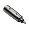 Adapter AV Męskie RCA (1) na Męskie XLR (1)