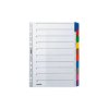 Leitz 43210000 Index A4 Blank Cardboard Grey 10 Dividers
