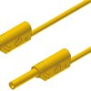Przewód pomiarowy 2 mm 975695703, PVC, 10A, 1000V ac/dc, kolor: Żółty, dł. 500mm, -15 → +70°C, Hirschmann Test &