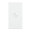 LIVING NOW MY HOME klawisz z symbolem noc 2mod. biały KW01MH2BED