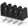 PCB terminal, 4 pole, AWG 22-12, 20 A, screw connection, black, 2-1776044-8