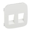 VALENA ALLURE Plakietka biała gniazda głośnikowego podwójne 755375 LEGRAND