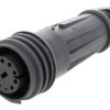 Złącze Okrągłe Wtyk Żeńskie Pin: 10 10A 250V Explora Ip68 Exp-0921/10/S