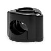 Uchwyt kabla plastikowy 42×32 mm natynkowy czarny - Retro PRL