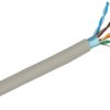 Przewód; do transmisji danych; F/UTP; 8x0,50mm2; drut; Cu; szary; PVC; okrągły; skrętka kat. 5e; ekranowany; 150V; szpula 305m;