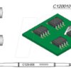 C120009 C120 desoldering tip for dual-in-line, C120009/6.0 mm, angled, r