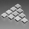 Black Relegendable Plastic Keycaps for MX Compatible Switches - 10 pack