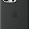 Apple Silicone Case MagSafe Silikon Case Apple iPhone 16 Pro czarny Odporny na wstrząsy, Ładowarka indukcyjna MYYJ3ZM/A