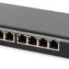 Ethernet switch, unmanaged, 8 ports, 1 Gbit/s, DN-95340