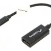AD-UC-DP-01 Adapter USB 3.1 DisplayPort gniazdo,USB C wtyk niklowany