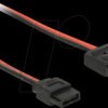 84857 Cable Power SATA 15 pin receptacle > Power Slim SATA 6 pin recep