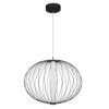 Lampa wisząca mała czarna TREVISO 3000K LP-798/1P S3 BK Light Prestige