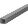 Cable duct, (L x W x H) 2000 x 17.5 x 17.5 mm, PVC, stone gray, 6025110, 1 piece with 2 meters