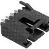 Pin header, 3 pole, pitch 2.54 mm, straight, black, 5-104450-2