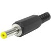 Wtyk Zasilający Dc 4,0/1,7 Mm Złącze Proste Lutowane Na Kabel Prądu Stałego