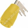 3263-PCB-GE Gniazdo bezp. 4mm, przyłącze lutowane do PCB, 25A, żółte, ELECTRO-PJP, 3263PCBGE