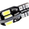 Żarówka samochodowa LED R10/W10W biała zimna, 8xLED, 12V, CANBUS; AKS