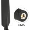 88978 LTE/ZigBee aerial, SMA, black, joint