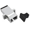 Adapter światłowodowy MM SC/UPC-SC/UPC simplex OM2 szary NEKU