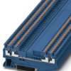 Through terminal block, push-in connection, 0.14-1.5 mm², 4 pole, 17.5 A, 6 kV, blue, 3210329