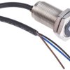 Czujnik zbliżeniowy M18 Indukcyjny 8 mm RS PRO Częściowo wpuszczany 10 → 30 V dc długość 40mm Gwintowany