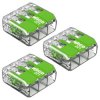 WAGO Green 221-423 32A 3-Way Lever Connectors - Pack of 3