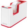 Leitz 53641026 Tape dispenser White-red 19mm width max 33m length Refillable
