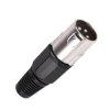 XLR męski 3-pin CZARNY