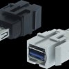 151721 Keystone USB A socket 3.0 GenderChanger black