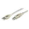 Kabel USB 2.0 Hi-Speed 3 m, Przezroczysta