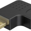 Adapter DisplayPort™ kątowy 90 w lewo czarny