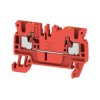 Przelotowa rzędowa listwa zaciskowa PUSH IN, 2.5 mm² 800 V 24 A czerwony A2C 2.5 RD 1521900000 /100szt./