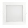 Panel LED ART SLIM podtynkowy kwadratowy 22cm, 18W, 1260lm, AC80-265V, 3000K - biała ciepła