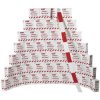 L+D 4094 Leipold Doehle Tape 500m x 80mm Red/White Warning