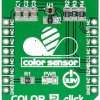 Zestaw rozwojowy czujników, ISL29125, Płytka Click mikroBus, Color 2 Click, Czujnik koloru