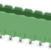 Pin header, 8 pole, pitch 5 mm, straight, green, 1755574