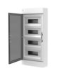 Rozdzielnica ELEGANT 4x12 PE+N natynkowa biały/dymny 2465-01