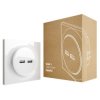 Fibaro Walli N USB Outlet FGWU-021 - podwójne gniazdo USB