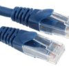 Kabel kategorii 6, Niebieski, Wtyk RJ45/męski RJ45dł.: 10m, mat. koszulki: LSZH