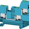 Through terminal block, snap-in, 6.0 mm², 41 A, 8 kV, blue, 3037420000